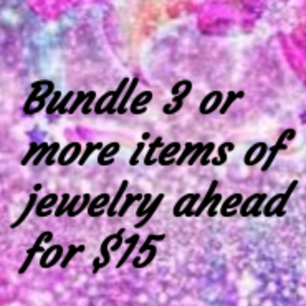 Bundle your jewelry for a dealll!!